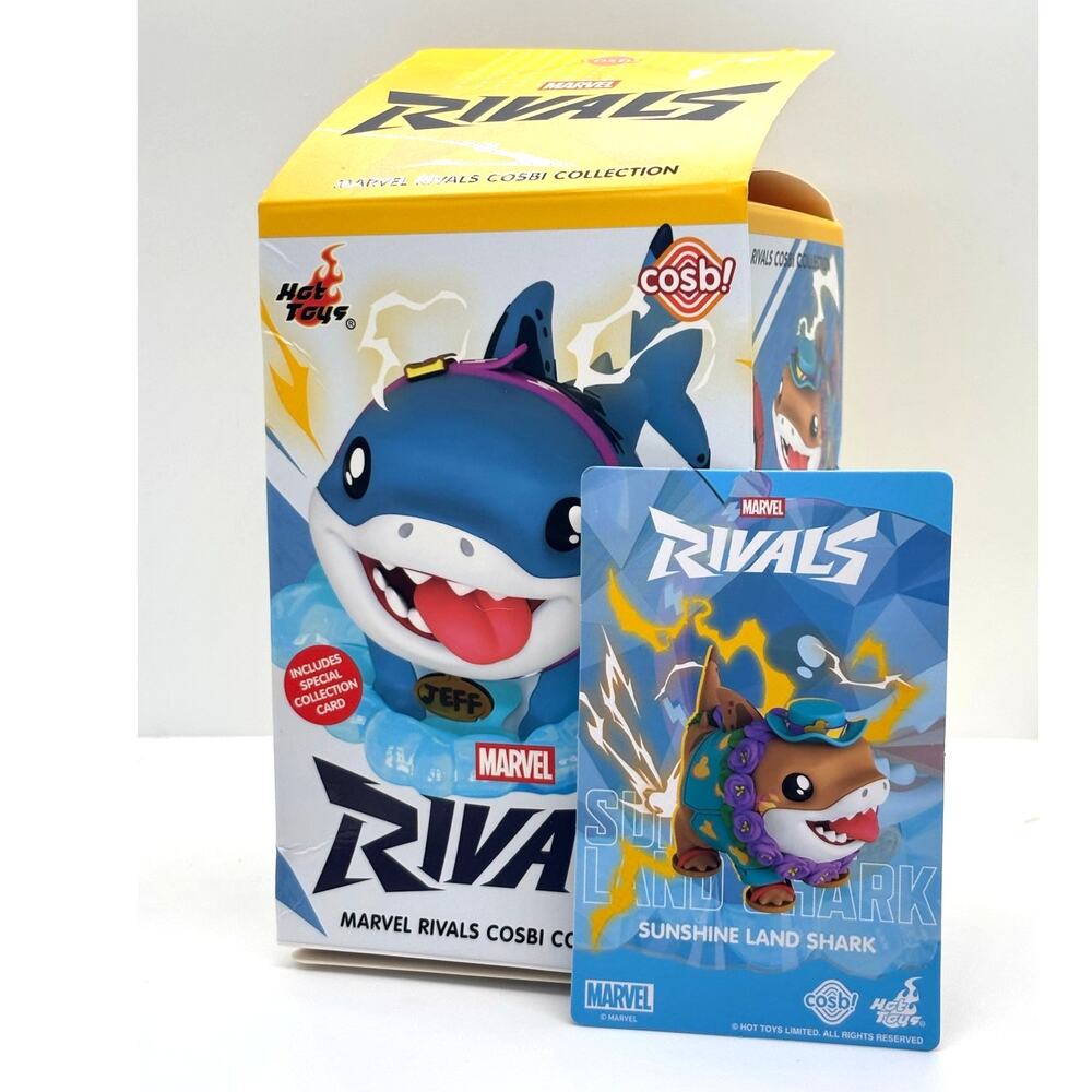 Marvel x Disney x Cosbi, Marvel Rivals Jeff Sunshine Land Shark Figurine, New - Picture 2 of 5